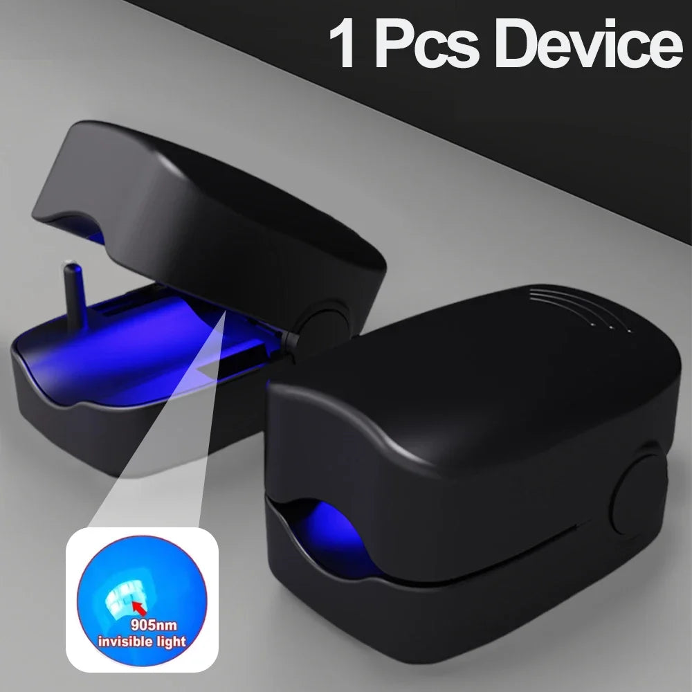 Appareil laser LED pour le traitement des mycoses des ongles, pour le nettoyage de l'onychomycose, charge USB, lumière infrarouge 905 nm, lumière bleue 470 nm, salon de manucure