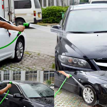 Tuyau d'arrosage tuyau d'eau tuyau magique extensible 7 modèles pistolet à eau Pot de mousse bobines flexibles tuyau pistolet de lavage de voiture pulvérisateur