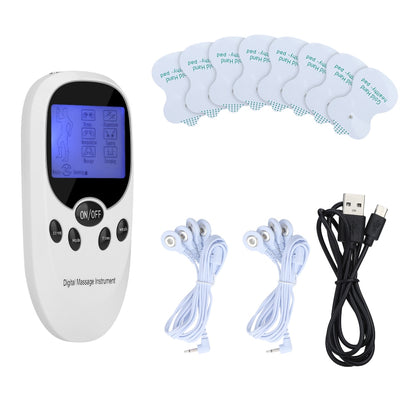 Appareil de massage TENS 6 Modes, physiothérapie numérique électrique EMS, Stimulation musculaire, ventouses par impulsion, grattage, électrostimulateur