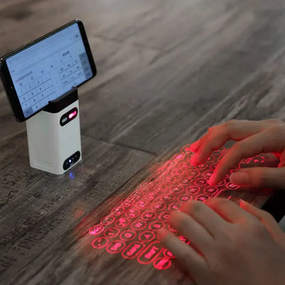 Clavier Laser virtuel Bluetooth projecteur tactile sans fil claviers de téléphone pour ordinateur Iphone Pad ordinateur portable avec fonction de souris