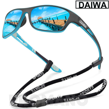 Dalwa lunettes de soleil de pêche polarisées hommes conduite nuances hommes lunettes de soleil randonnée pêche classique lunettes de soleil UV400 lunettes