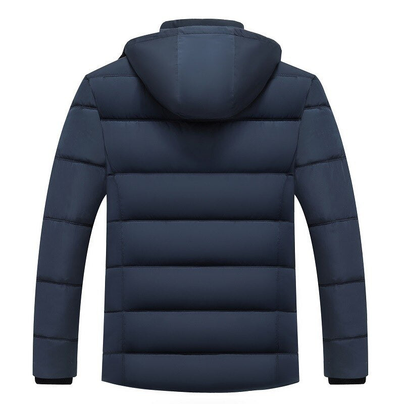 Manteau d'hiver à capuche en polaire pour homme, veste épaisse et chaude, coupe-vent, cadeau pour père et mari, nouvelle mode 2022