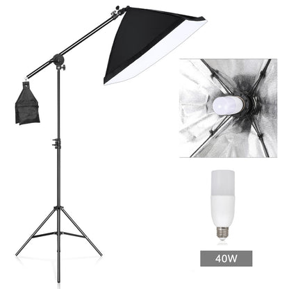 Kit d'Éclairage Boîte à Lumière 50x70CM pour Studio Photo Professionnel