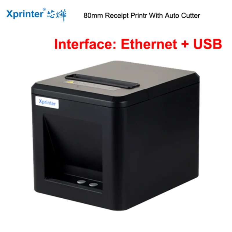 Xprinter 80mm imprimante de reçus Portable imprimante à main T80A USB/USB + Lan Port imprimante avec coupe automatique POS imprimante de cuisine