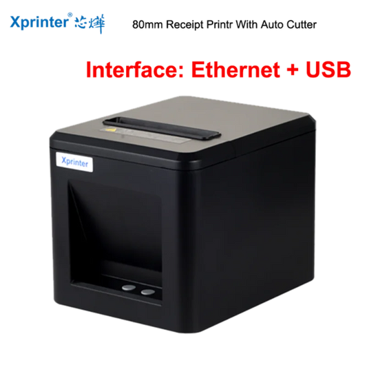 Xprinter 80mm imprimante de reçus Portable imprimante à main T80A USB/USB + Lan Port imprimante avec coupe automatique POS imprimante de cuisine