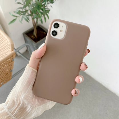 Coque de protection en silicone liquide de luxe, étui de protection résistant aux chocs et aux chutes pour iPhone 12 11 Pro X XS XR Max 13 14 Pro Max