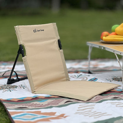 Chaise de Camping Pliable avec coussin de dossier