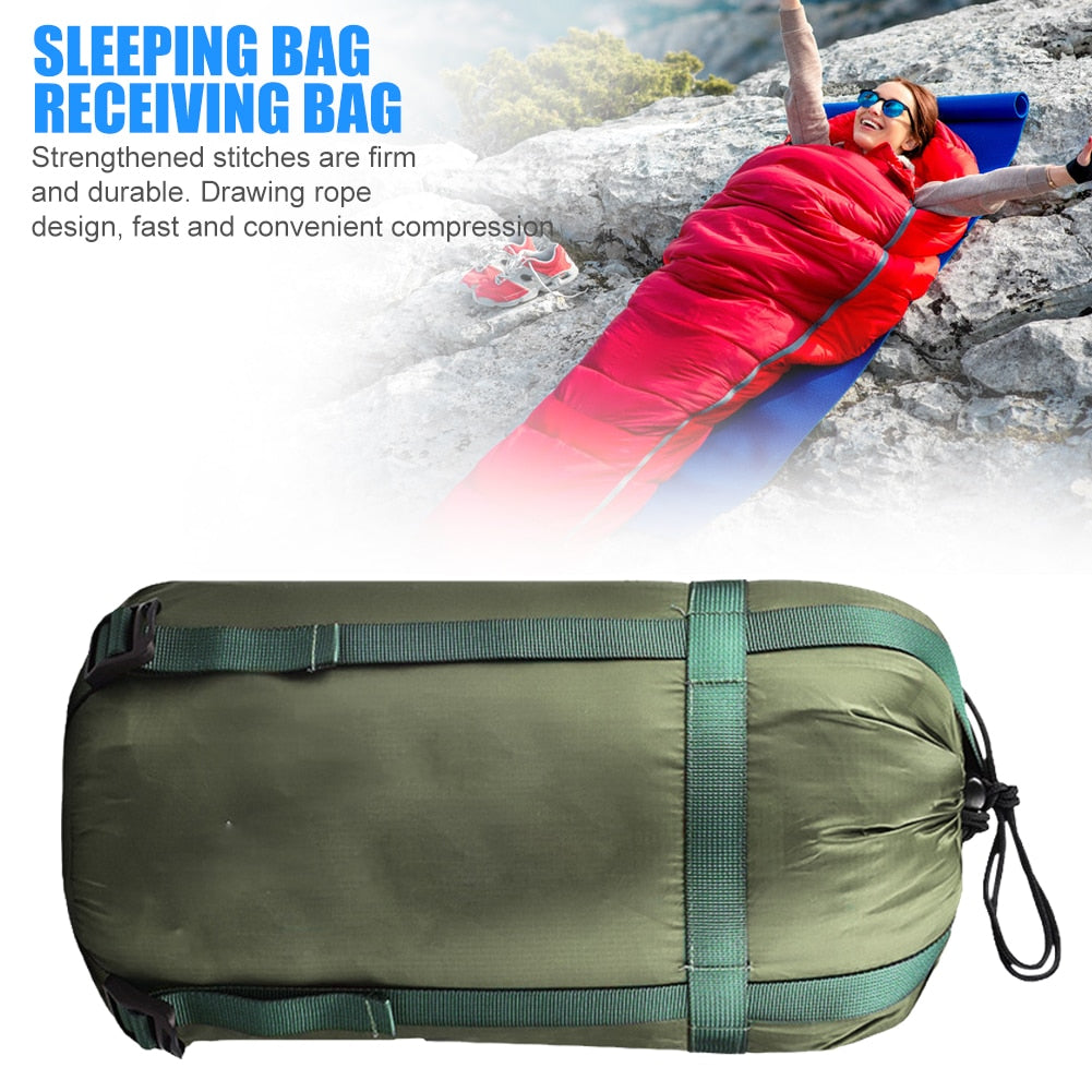 Sac de couchage léger à Compression pour Camping en plein air, rangement raisonnable, accès pratique, sac de rangement