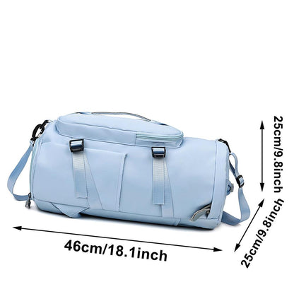 Grand sac de voyage ou sport durable, avec 7 compartiments