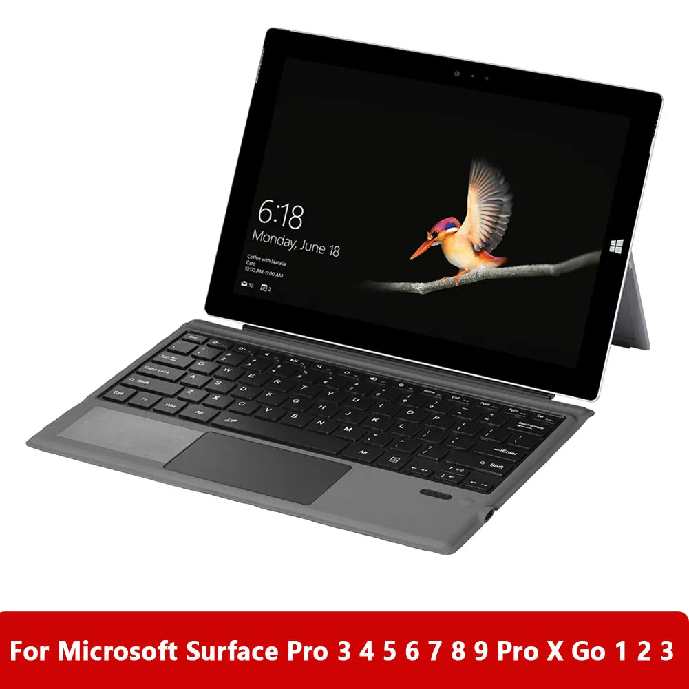 Tablette sans fil Bluetooth 3.0, pour Microsoft Surface Pro 3/4/5/6/7, clavier pour Surface Pro 3/4/5/6/7, PC portable