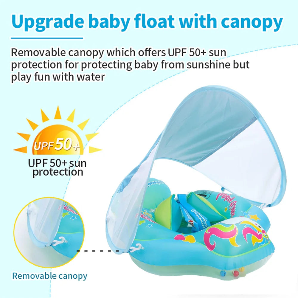 Flotteur de natation gonflable pour bébé, anneau de natation flottant pour enfants, jouets d'été, anneaux pour tout-petits