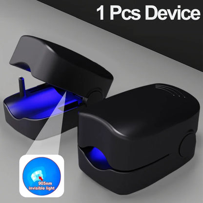 Appareil laser LED pour le traitement des mycoses des ongles, pour le nettoyage de l'onychomycose, charge USB, lumière infrarouge 905 nm, lumière bleue 470 nm, salon de manucure