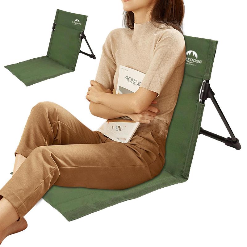 Chaise Portable de Camping étanche, siège de pêche en plein air, avec sac de rangement, pour plage, stade, pelouse, pique-nique